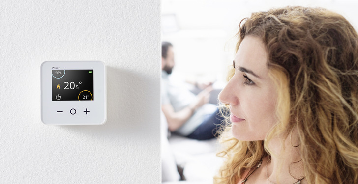 Mit Gebäudeautomation lassen sich wichtige Daten wie die automatisch geregelte Zimmertemperatur oder die Luftfeuchte im Blick behalten.