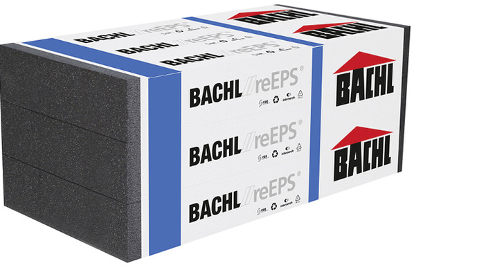 Bachl erweitert seine Produktpalette um die Dämmplatte reEPS. Sie enthält zehn Prozent Rezyklatanteil.