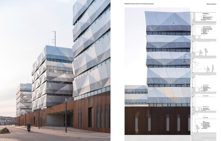 1 Preisträger in der Kategorie „Das besondere Detail“: Staab Architekten, Erweiterungsbau des Geomar Helmholtz-Zentrums für Ozeanforschung in Kiel - © Bilder: Marcus Ebener 1 Preisträger in der Kategorie „Das besondere Detail“: Staab Architekten, Erweiterungsbau des Geomar Helmholtz-Zentrums für Ozeanforschung in Kiel