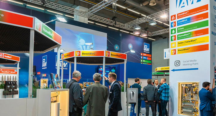 PAW stellt auf der ISH in Frankfurt in der Halle 9 am Stand D45 aus.