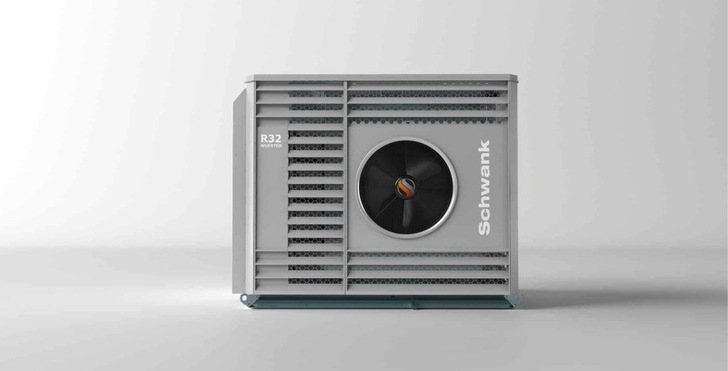 In dem Schwank-RLT-Gerät ist eine Wärmepumpe eingebaut.