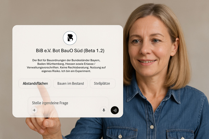 Symbolbild: Der Bot wurde in Zusammenarbeit mit Fachanwält:innen und BiB-Mitgliedern entworfen. Ziel der öffentlichen Testphase ist die Entwicklung einer bundeseinheitlichen Lösung. - © BiB / OpenAI generiert