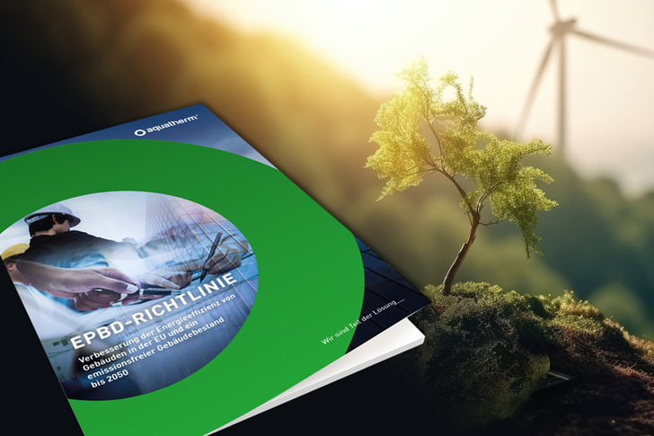 Alle wichtigen Details zur neuen EU-Gebäuderichtlinie EPBD 2024 liefert ein neues Whitepaper der Firma Aqutherm. Sie können es unter https://info.aquatherm.de/whitepaper-epbd-richtlinie herunterladen.