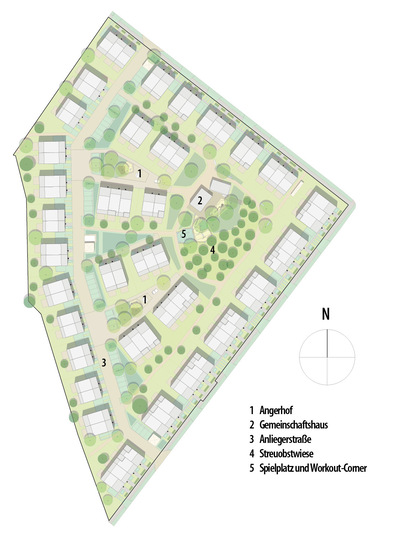 1  Lageplan, M 1:2000