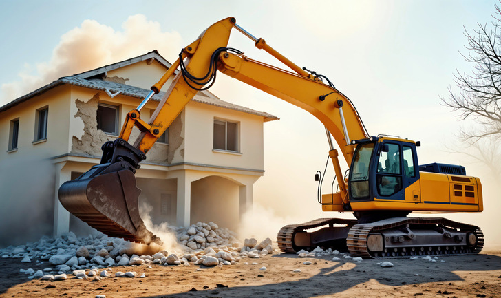 Haudrauf und weg: Ein Abriss scheint häufig die einfachere Lösung. Aber auch dabei können unliebsame Überraschungen auftreten.