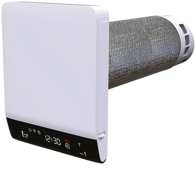 Blauberg Ventilatoren präsentiert zentrale und dezentrale Lüftungssysteme, darunter die Reneo-Serie und das Einzelraumgerät Freshpoint mit Wärmerückgewinnung.