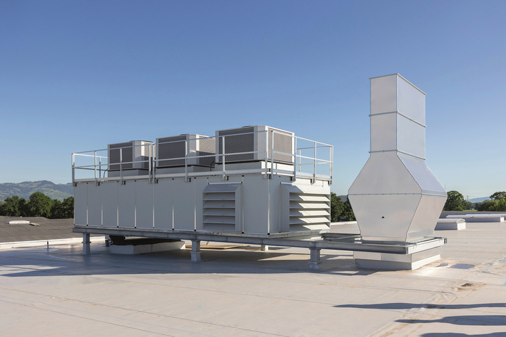 Das Klimatisierungssystem Sustainable Hall Conditioning arbeitet mit dem natürlichen Kältemittel Wasser.