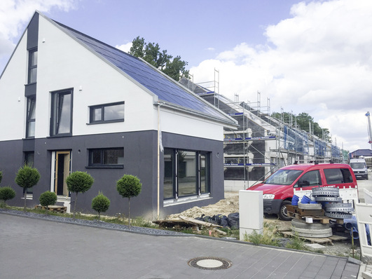 1 Für Niedrigenergiehäuser eignet sich als Heizsystem auch die elektrische Flächenheizung.