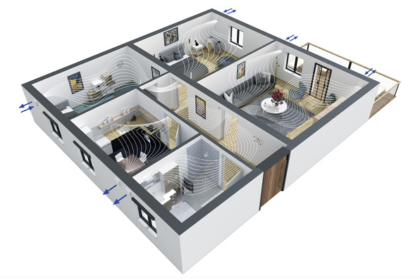 1 Der Auslegungsvolumenstrom und die Festlegung des Lüftungssystems richten sich an den Vorgaben und Erwartungen von Bauherr und Nutzer aus. Dabei muss über die Lüftung zum Feuchteschutz zumindest der Bautenschutz nutzerunabhängig sichergestellt werden.