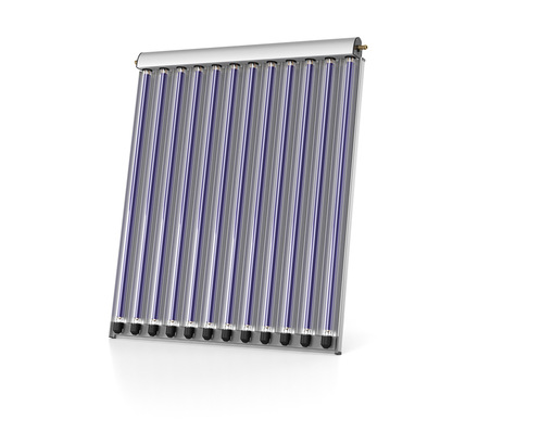 Der RDF 12 fängt mit zwölf Vakuumröhren die Sonnenstrahlen ein und wandelt sie in Wärme um.