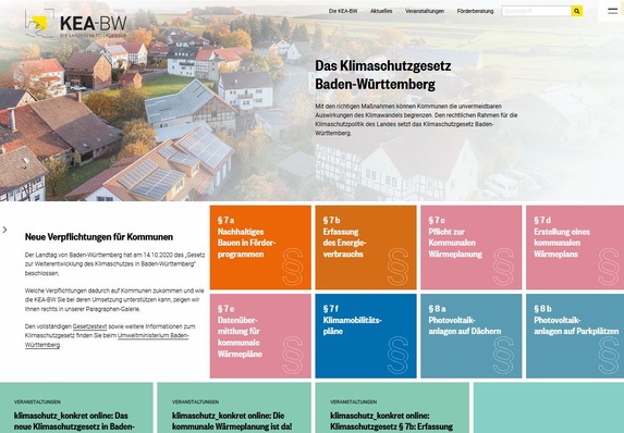 Das Portal soll Kommunen helfen, das Klimaschutzgesetz umzusetzen.