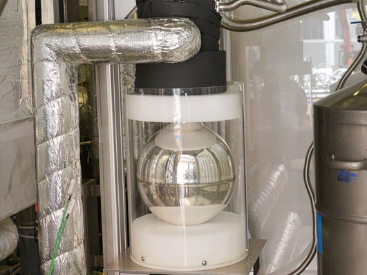 Anlage zur Herstellung von eLNG.
