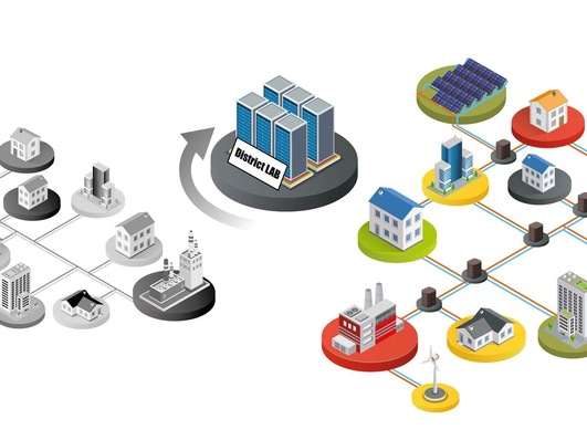 Im District LAB forscht das Fraunhofer IEE an der Struktur künftiger Fernwärmesysteme.
