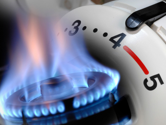 Gasheizungen können künftig mit Wasserstoffbeimischungen betrieben werden.
