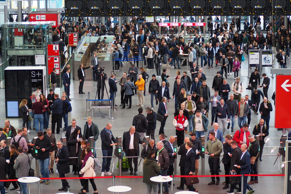 Die Messe Bau für Architektur, Material und Systeme ist eröffnet.     