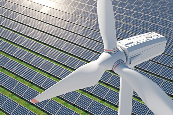 Drei Viertel des Ökostroms in Deutschland erzeugen Photovoltaik- und Windkraftanlagen.