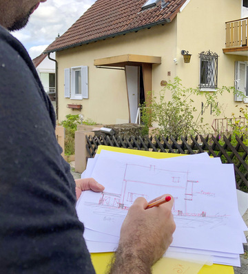 Es ist immer gut, sich einen Plan vor einer Sanierung zu machen.