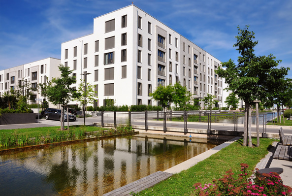 Hitzegerechtes Bauen im Heidelberger Stadtteil Bahnstadt