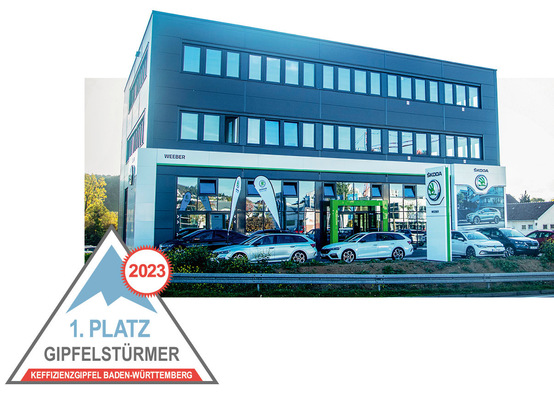 An derzeit elf Standorten beschäftigt die Weeber Gruppe insgesamt 600 Mitarbeitende. Der jüngste Standort in Leonberg wird komplett ohne fossile Energieträger betrieben.