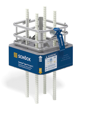 Schöck Sconnex Typ P-U für die thermische Trennung am Stützenfuß hat die bauaufsichtliche Zulassung der DIBt erhalten.