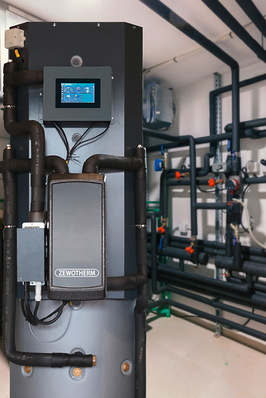 Die kompakte Bauform des Speichers reduziert den Platzbedarf auf unter einen Quadratmeter Stellfläche.