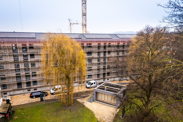 In Kirchheim-Plochingen entsteht durch serielle Sanierung und moderne Nachverdichtung ein nachhaltiges, energieautarkes Genossenschaftsquartier.