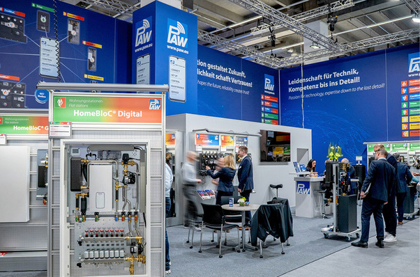 Am Stand 5.209 in Halle 5 präsentiert PAW Neuheiten und Bewährtes aus dem Produktangebot rund um Heizungs- und Frischwassertechnik, Solarthermie und Wohnungsstationen.