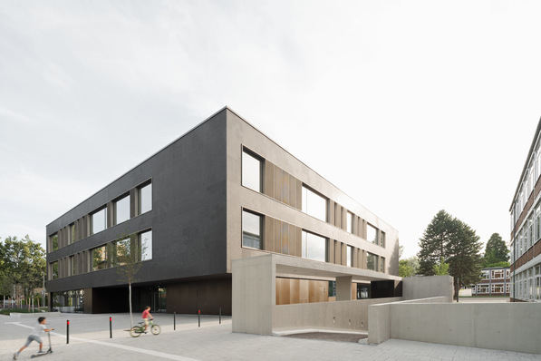 Die neue Maicklerschule in Fellbach für rund 400 Schüler ist als Cluster-Schule konzipiert.