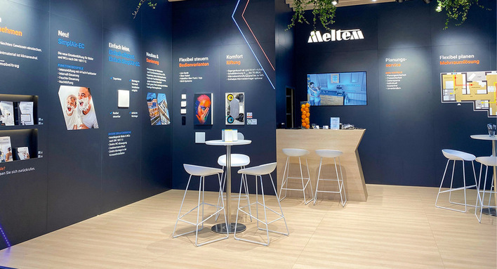 Neue Konzepte von Meltem ermöglichen Komfortlüftung – mit alternativer Luftkanalführung, 3D-Visualisierung sowie Systemen mit Wärmerückgewinnung und individueller Fassadengestaltung.