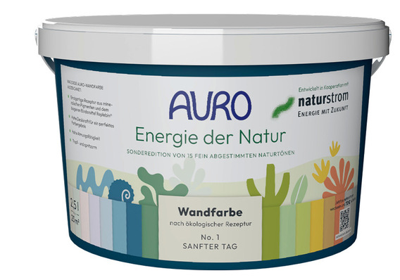 Die Wand- und Deckenfarbe der Edition „Energie der Natur“ eignet sich sowohl für die Farbgestaltung von Innenräumen als auch für umfassende Renovierungsprojekte.