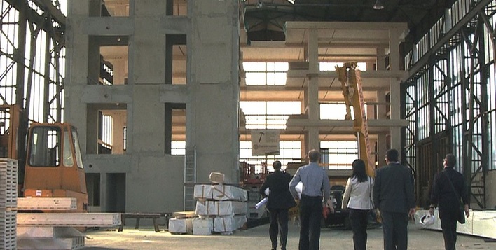 Der Vereinssitz wurde als Haus-im-Haus besonders energieeffizient errichtet