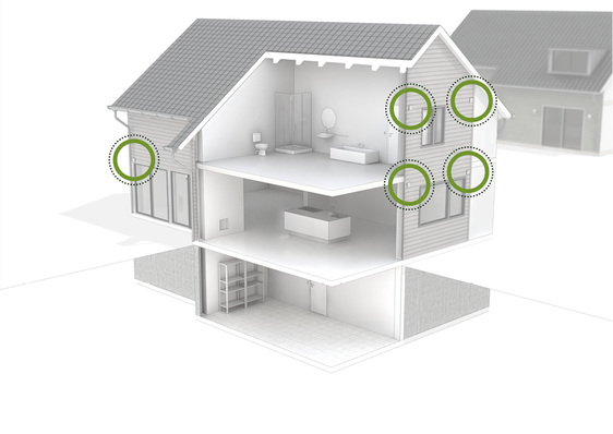 



In bestehenden Gebäuden lässt sich eine zentrale Lüftungsanlage wegen der erforderlichen Eingriffe in die Bausubstanz oft nicht realisieren. Eine Lösung bieten dezentrale Systeme, die den Luftwechsel Raum für Raum sicherstellen.
