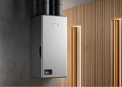 



Die für die Wohnung zentralen Lüftungssysteme gibt es in zwei Ausführungen: DXA ist für die Montage an der Wand konzipiert, z. B. im Keller oder im Hauswirtschaftsraum, …
