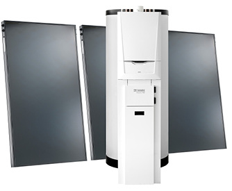 



Speicher, Kessel, Heizkreise, Solarstation und Regelung sind bei CalentaSol 390 in einer Einheit zusammengefasst.
