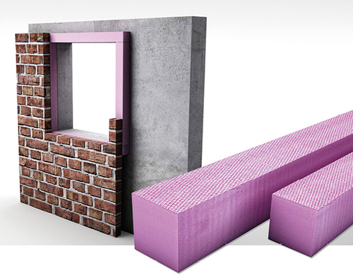 
Der Austrotherm XPS TOP Mauerrandstreifen ist für die wärmebrückenfreie Umkleidung von Tür- und Fensteröffnungen bei Kerndämmung konzipiert.



