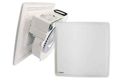 
Der Motor des Abluftsystem kann je nach Ausführung mit zwei oder drei Geschwindigkeiten betrieben werden, sodass eine Volumenleistung von 35 bis 150 m
3
/h erreicht wird.



