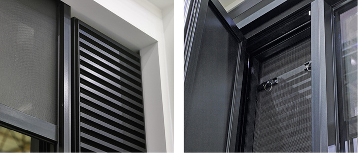 



1
 Die modulare Einheit aus Screen, Lüftungsgitter mit separatem Öffnungsflügel und Mückennetz sorgt allzeit für frische Luft im Innenraum und sichert eine effektive Nachtauskühlung in heißen Sommermonaten.
