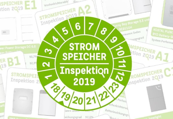 Deckblatt der Stromspeicher-Inspektion 2019.