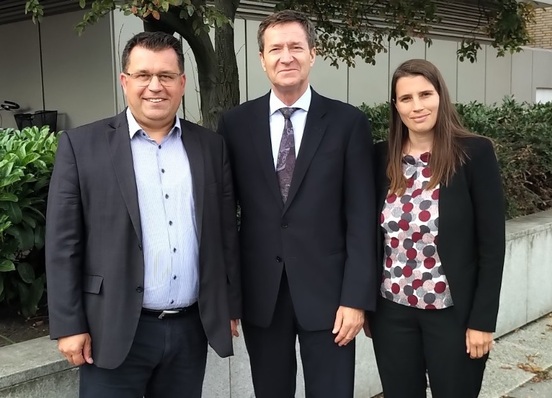 Der neue eaD-Vorstand (v.l.): Marko Mühlstein, Michael Geißler und Wiebke Fiebig.