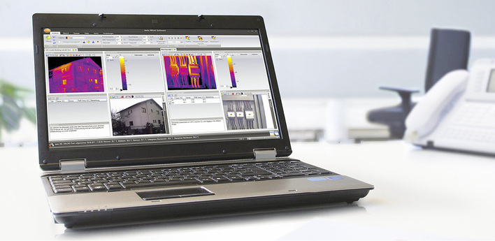 



Thermografie-Software hilft bei der Analyse und Auswertung von Wärmebildern sowie beim Erstellen von Berichten.
