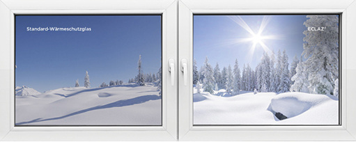 



ECLAZ ist eine völlig neue Generation von Wärmeschutzgläsern: Dank einer neu entwickelten Beschichtungstechnologie verbinden die Gläser sehr hohe Wärmedämmeigenschaften mit einem außergewöhnlichen Tageslichteintrag.

