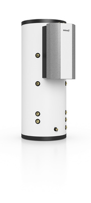 



Der Speicher ist mit einem Trennblech aufgeteilt in einen ca. 400-Liter-Pufferbereich für das Frischwassersystem und einen ca. 100-Liter-Bereich für den Heizkreis.
